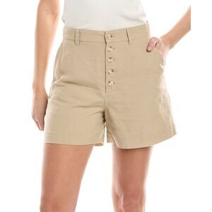 Onia Womens Air Linen-Blend Boyfriend Short